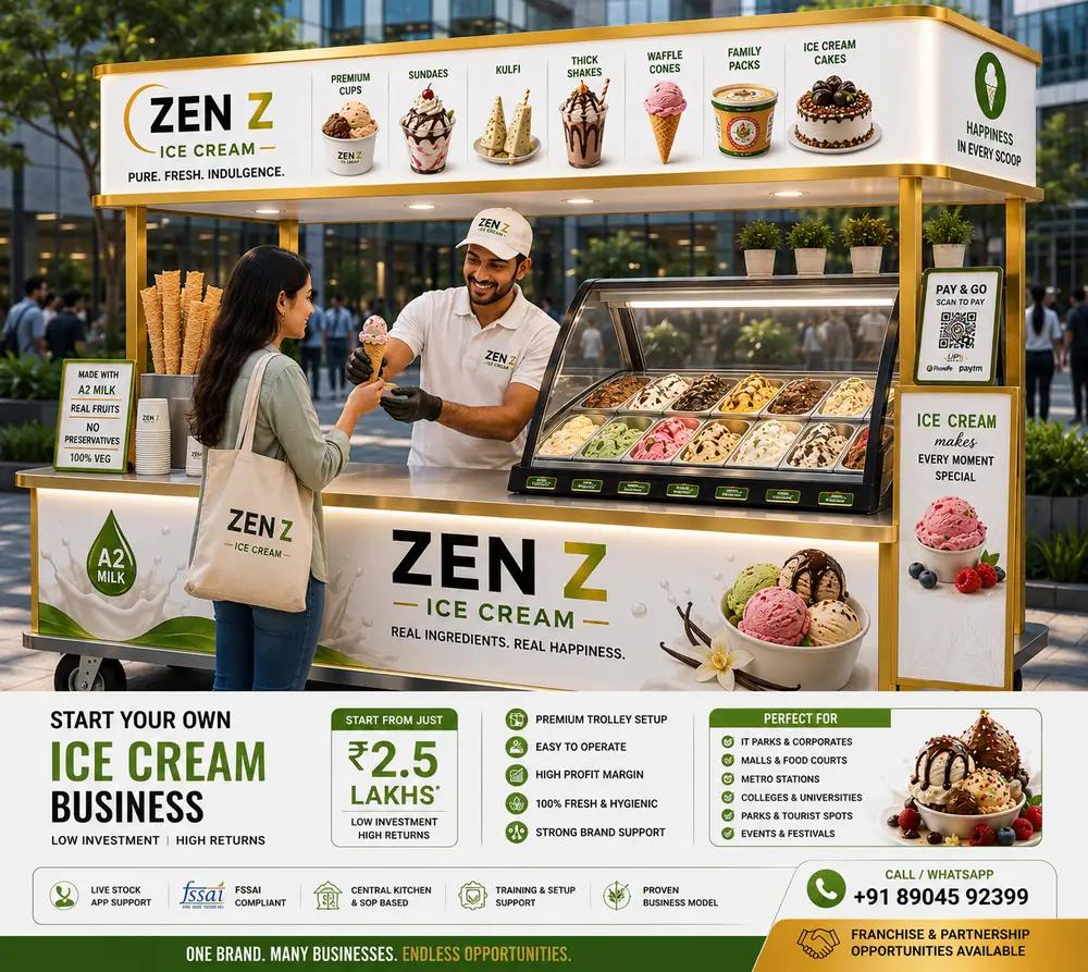 ZEN Z ice cream and kulfi