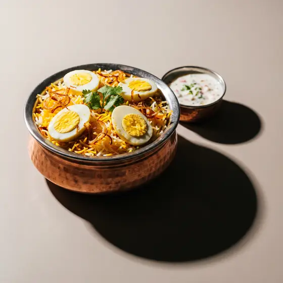 Egg biryani